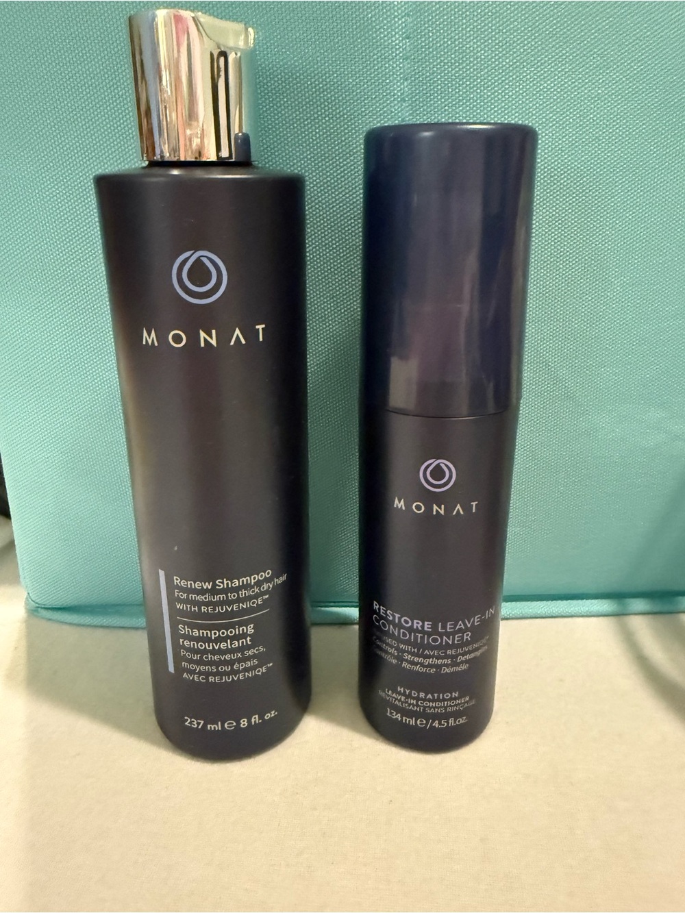 Authentic MONAT Restructuring Shampoo & Restore Leave-In Conditioner - Picture 2 of 4